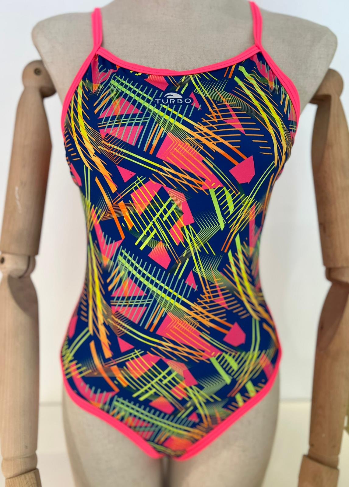 TURBO KADIN MAYO SWIMSUIT 'REVOLUTION' CHROMATIC ANGLES