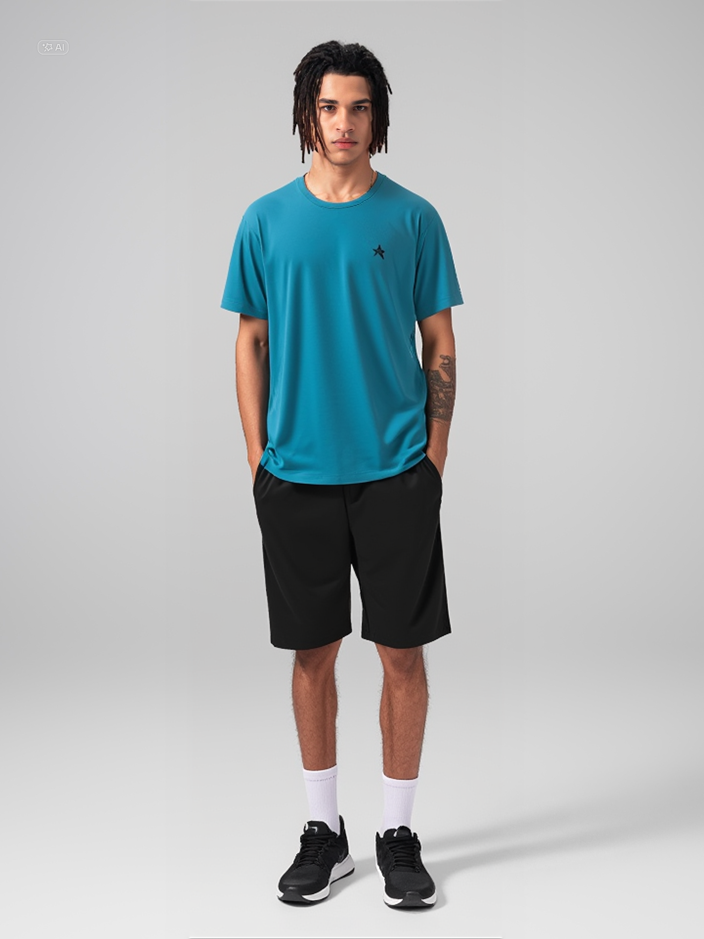 Rhode Likralı Interlock Erkek T-shirt