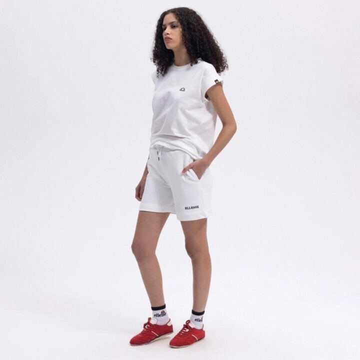 Ellesse Kadın Kırık Beyaz Pamuklu Şort - Görsel 4