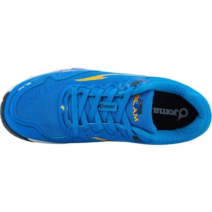 Joma Slam Erkek Çocuk Mavi Toprak & Sert Kort Tenis & Padel Ayakkabısı - Görsel 4