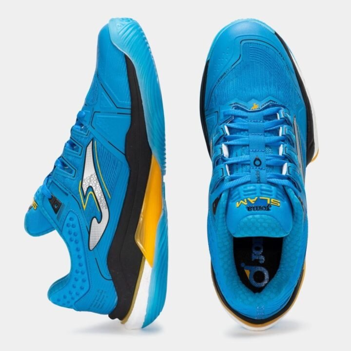 Joma Slam Erkek Mavi Toprak - Sert Kort Tenis & Padel Ayakkabısı - Görsel 2