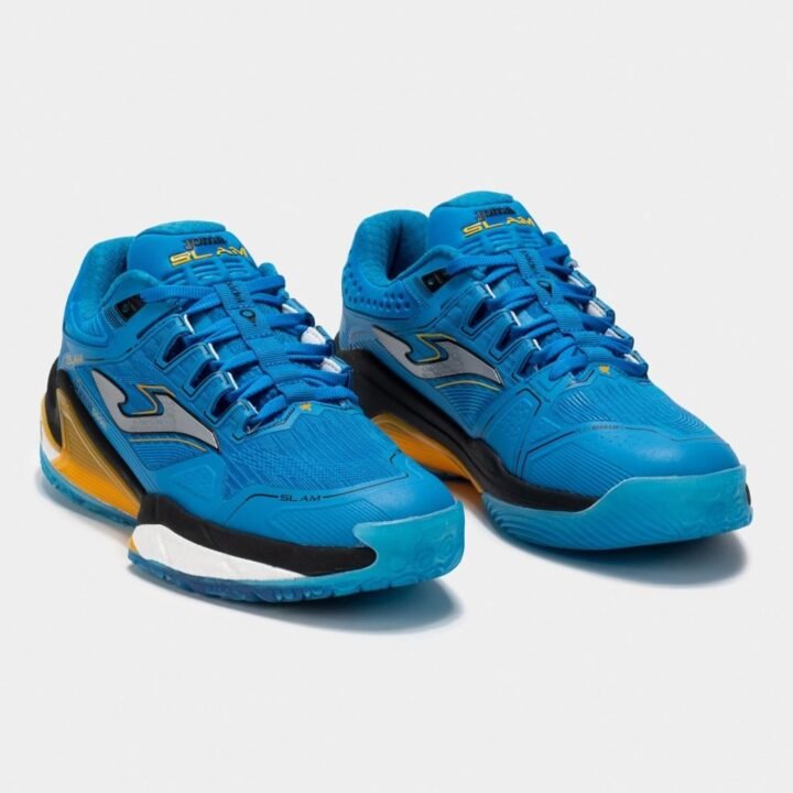Joma Slam Erkek Mavi Toprak - Sert Kort Tenis & Padel Ayakkabısı - Görsel 4