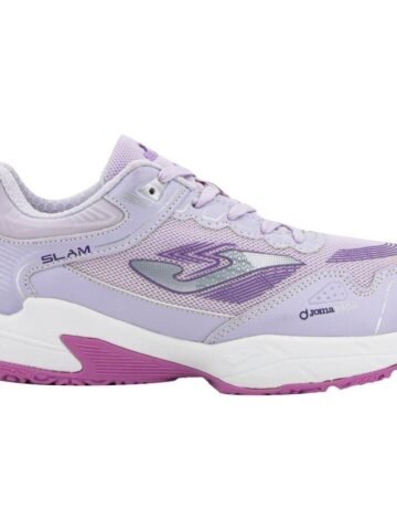 Joma Slam Kız Çocuk Lila Toprak & Sert Kort Tenis & Padel Ayakkabısı
