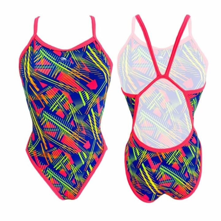TURBO KADIN MAYO SWIMSUIT 'REVOLUTION' CHROMATIC ANGLES - Görsel 4