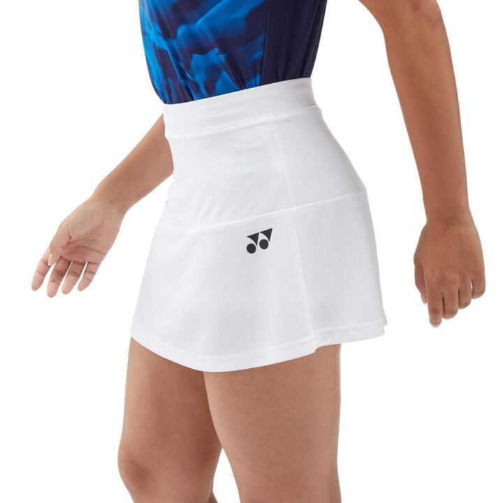 Yonex Tenis Şort Etek Beyaz Kadın - Görsel 5